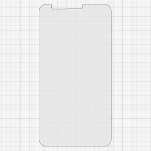 Защитное стекло All Spares для Huawei Ascend Mate 7, 0,26 мм 9H, совместимо с чехлом