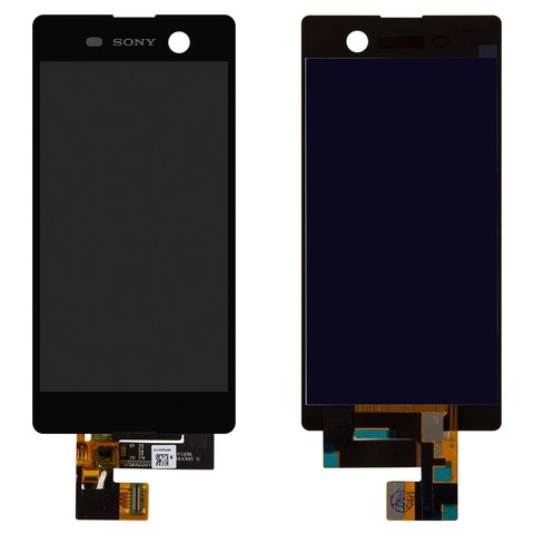 Дисплей для Sony E5603 Xperia M5, E5606 Xperia M5, E5633 Xperia M5, E5653 Xperia M5, E5663 Xperia M5 Dual, чорний, High Copy
