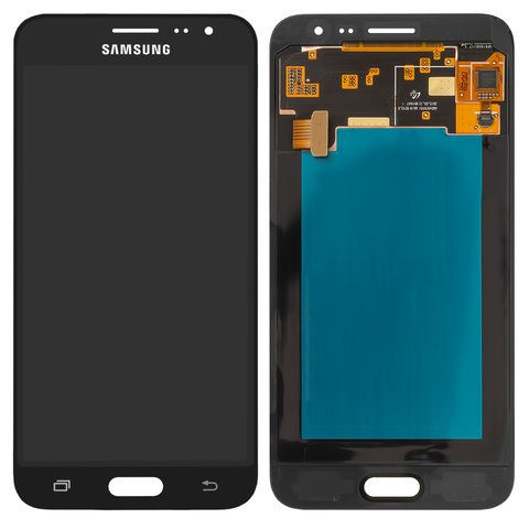 Дисплей для Samsung J320 Galaxy J3 2016 , черный, без рамки, Original, сервисная упаковка, dragontrail glass, #GH97 18414C GH97 18748C