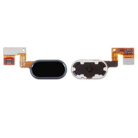 Шлейф для Meizu M3 Note, кнопки меню, черный, с компонентами, 10 pin M681H M681Q M681C