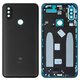Задняя панель корпуса для Xiaomi Mi 6X, Mi A2, черная, M1804D2SG, M1804D2SI