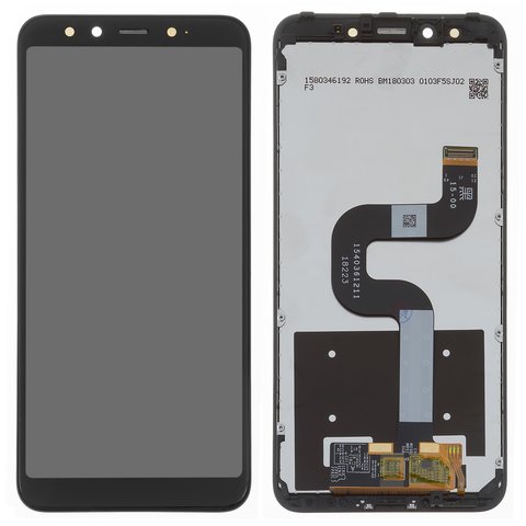 Дисплей для Xiaomi Mi 6X, Mi A2, черный, Original PRC , M1804D2SG, M1804D2SI