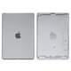Задня панель корпуса для Apple iPad Pro 9.7, чорна, сіра, (версія Wi-Fi), A1893 (2018)