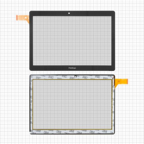 Сенсорный экран для China Tablet PC 10,1"; Prestigio MultiPad Wize PMT3151 , MultiPad Wize PMT3161 , черный, 240 мм, 51 pin, 168 мм, емкостный, 10,1", #XC PG1010 131 A1