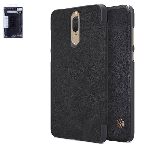 Чохол Nillkin Qin leather case для Huawei Honor 9i 2017 , Mate 10 Lite, чорний, книжка, пластик, PU шкіра, #6902048150058