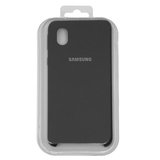 Чехол для Samsung A013 Galaxy A01 Core, черный, синий, Original Soft Case, силикон, dark blue (08)