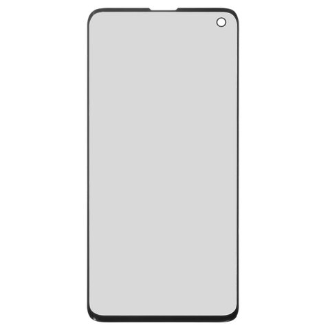 Скло корпуса для Samsung G973 Galaxy S10, чорне