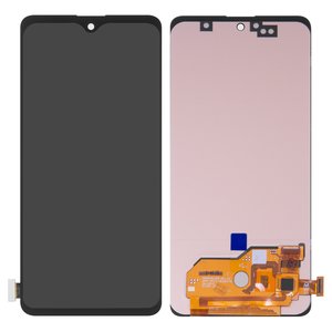 Дисплей для Samsung M317 Galaxy M31s, черный, без рамки, High Copy, с широким ободком, OLED 