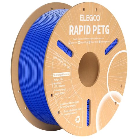 Филамент ELEGOO RAPID PETG, синий blue , 1 кг