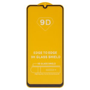 Защитное стекло для Huawei P Smart S, Y8p, совместимо с чехлом, Full Glue, без упаковки , черный