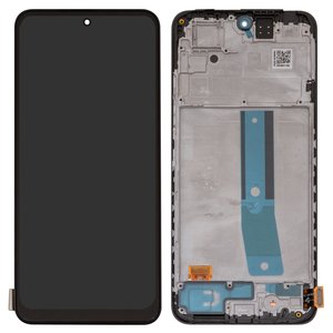 Дисплей для Xiaomi Redmi Note 11, черный, с рамкой, High Copy, OLED 