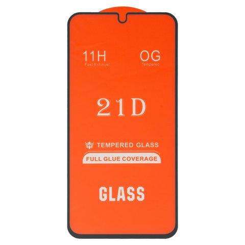 Захисне скло для Samsung A346 Galaxy A34 5G, сумісне з чохлом, Full Glue, без упаковки , чорний, шар клею нанесений по всій поверхні
