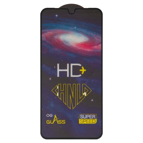 Защитное стекло All Spares для Samsung A165 Galaxy A16, A166 Galaxy A16 5G, 0,33 мм 9H, совместимо с чехлом, Full Glue, черный, cлой клея нанесен по всей поверхности, HD+