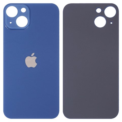 Задня панель корпуса для iPhone 13, синя, не потрібно знімати скло камери, Original PRC , big hole