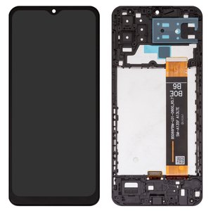 Дисплей для Samsung A135 Galaxy A13, M135 Galaxy M13, чорний, з рамкою, High Copy, BS066FBM L01 D800_R5.7