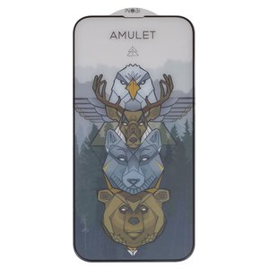 Защитное стекло iNobi Amulet для Apple iPhone 13 Pro Max, iPhone 14 Plus, Full Glue, Anti Static, без упаковки , черный