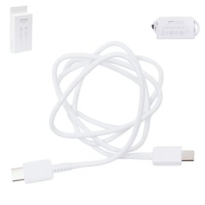 USB кабель EP DG977, 2xUSB тип C, 100 см, 5 А, білий, service pack box