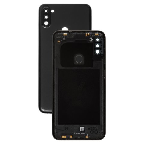 Housing Back Cover compatible with Samsung M115 Galaxy M11, black 