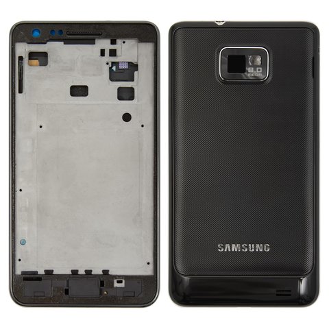 Housing compatible with Samsung I9100 Galaxy S2, black 
