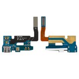 Flat Cable compatible with Samsung N7100 Note 2, (microphone, charge connector, with components, charging board)