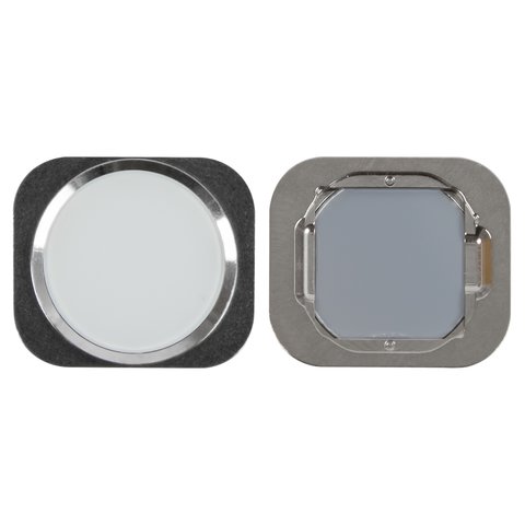 Cubierta del botón HOME puede usarse con Apple iPhone 6, iPhone 6 Plus, iPhone 6S, iPhone 6S Plus, blanco