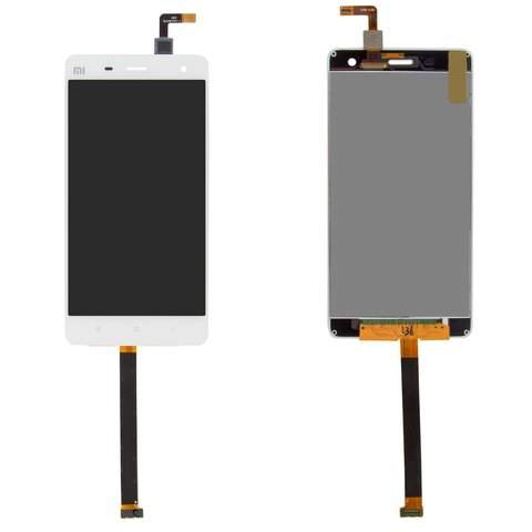 LCD compatible with Xiaomi Mi 4, white, without frame, Original PRC , 2014215 