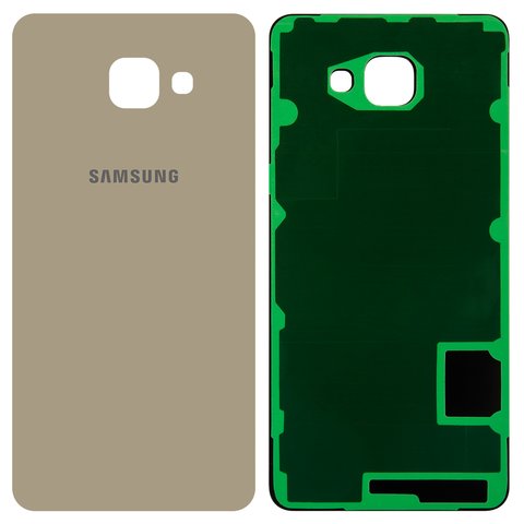 Housing Back Cover compatible with Samsung A710F Galaxy A7 2016 , golden 