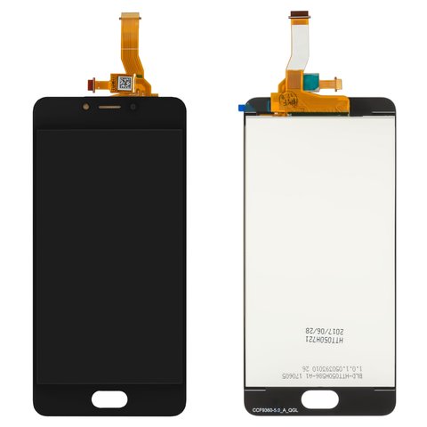 LCD compatible with Meizu M5c, black, without frame, M710H 