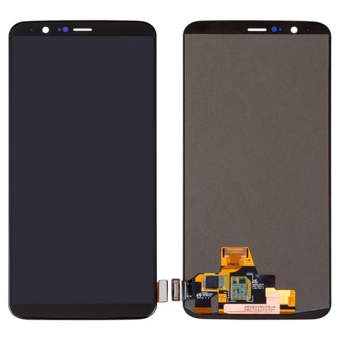 LCD compatible with OnePlus 5T A5010, black, without frame, Original PRC  