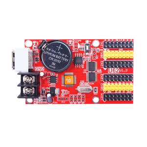 Tarjeta de control USB para pantallas LED Huidu HD U62 768×64, 1536×32 