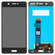 LCD compatible with Nokia 5 Dual Sim, (black, without frame, High Copy)