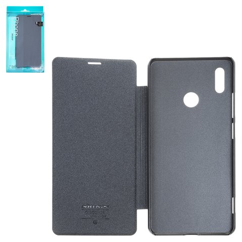 Case Nillkin Sparkle laser case compatible with Huawei Honor Note 10, black, flip, PU leather, plastic  #6902048162303