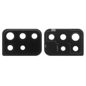 Camera Lens compatible with Samsung A515 Galaxy A51, A515F DS Galaxy A51, black, with frames 