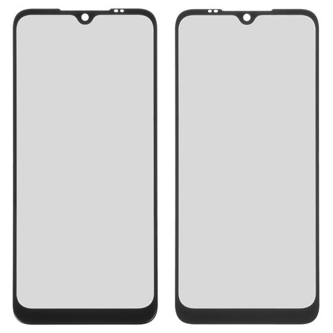 Housing Glass compatible with Xiaomi Redmi Note 8T, black 