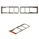 SIM Card Holder compatible with Xiaomi Redmi 9T, (orange, sunrise Orange, J19S, M2010J19SG, M2010J19SY)
