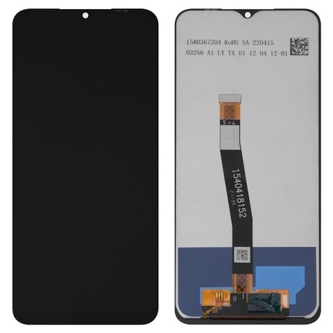 LCD compatible with Samsung A226 Galaxy A22 5G, black, Best copy, without frame, Copy 