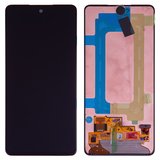 LCD compatible with Samsung A536 Galaxy A53 5G, (black, without frame, original (change glass) )