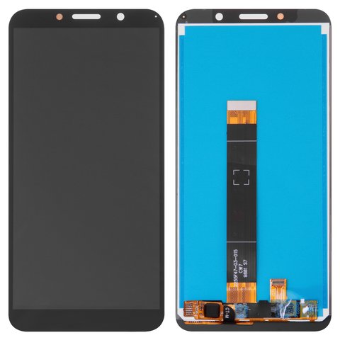 LCD compatible with Huawei Honor 9S, Y5p, black, without frame, original change glass  , DRA LX9 DUA LX9 