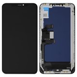 Дисплей для iPhone XS Max, черный, с рамкой, AAA, (TFT), JK