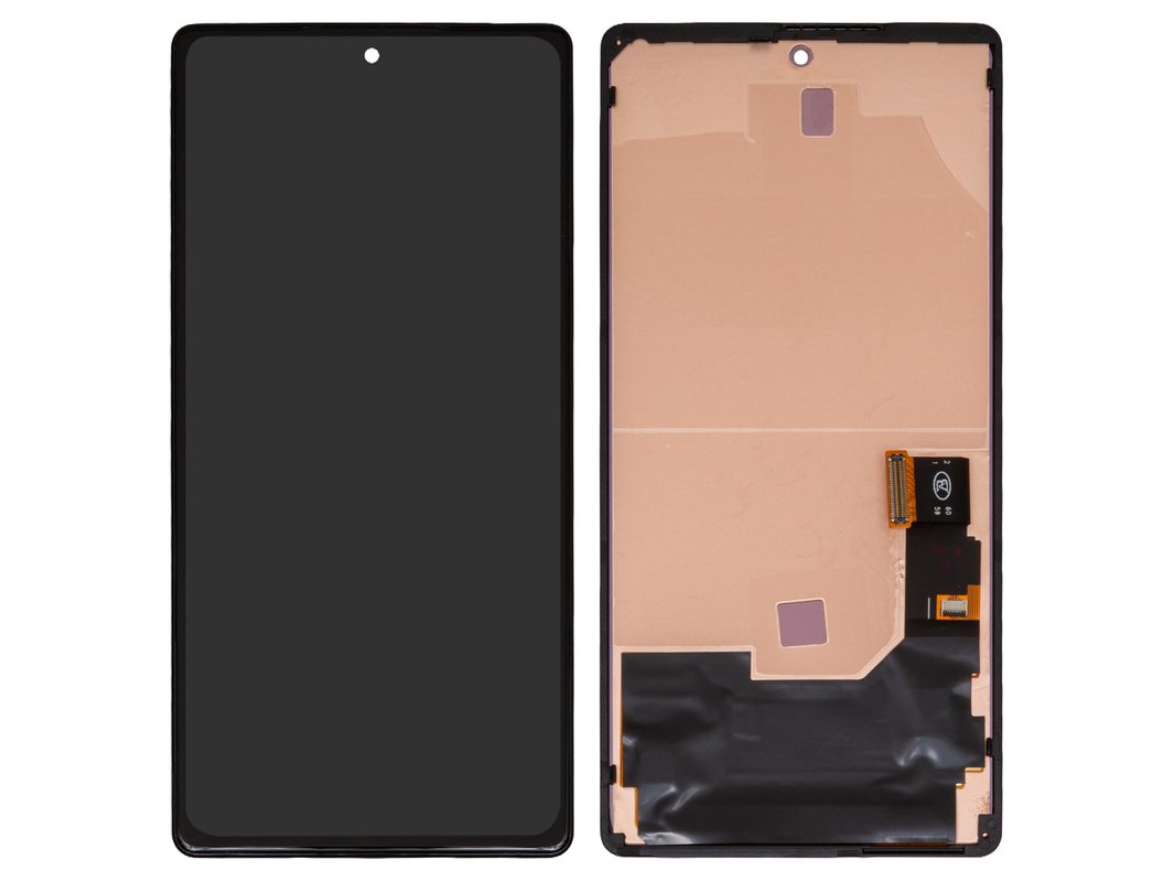 Дисплей для Google Pixel 6, черный, с рамкой, High Copy, (OLED) GB7N6,  G9S9B16 - All Spares