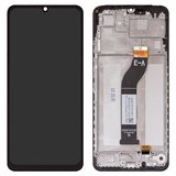 LCD compatible with Xiaomi Redmi 13C, (black, with frame, High Copy, (LM5C4090F0-A1))