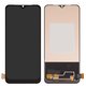 LCD compatible with Vivo V20, V21E, V23E, (black, without frame, Copy, with wide edge, (TFT))