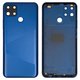Housing Back Cover compatible with Realme C12, (dark blue, with camera lens)