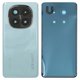 Housing Back Cover compatible with Xiaomi Redmi Note 14 Pro Plus 5G (India), (dark blue, with camera lens, spectre blue)