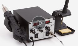 Видеообзор термовоздушной паяльной станции Accta 401