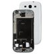 Housing compatible with Samsung I9300 Galaxy S3, (white)