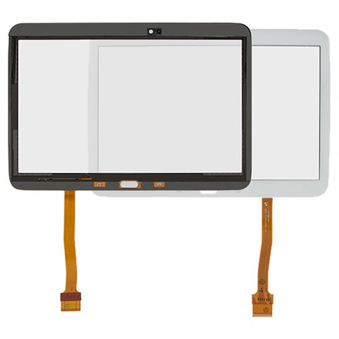 Touchscreen compatible with Samsung P5200 Galaxy Tab3, P5210 Galaxy Tab3, white 