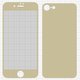 Tempered Glass Screen Protector All Spares compatible with Apple iPhone 7, (0,26 mm 9H, front and back, golden)