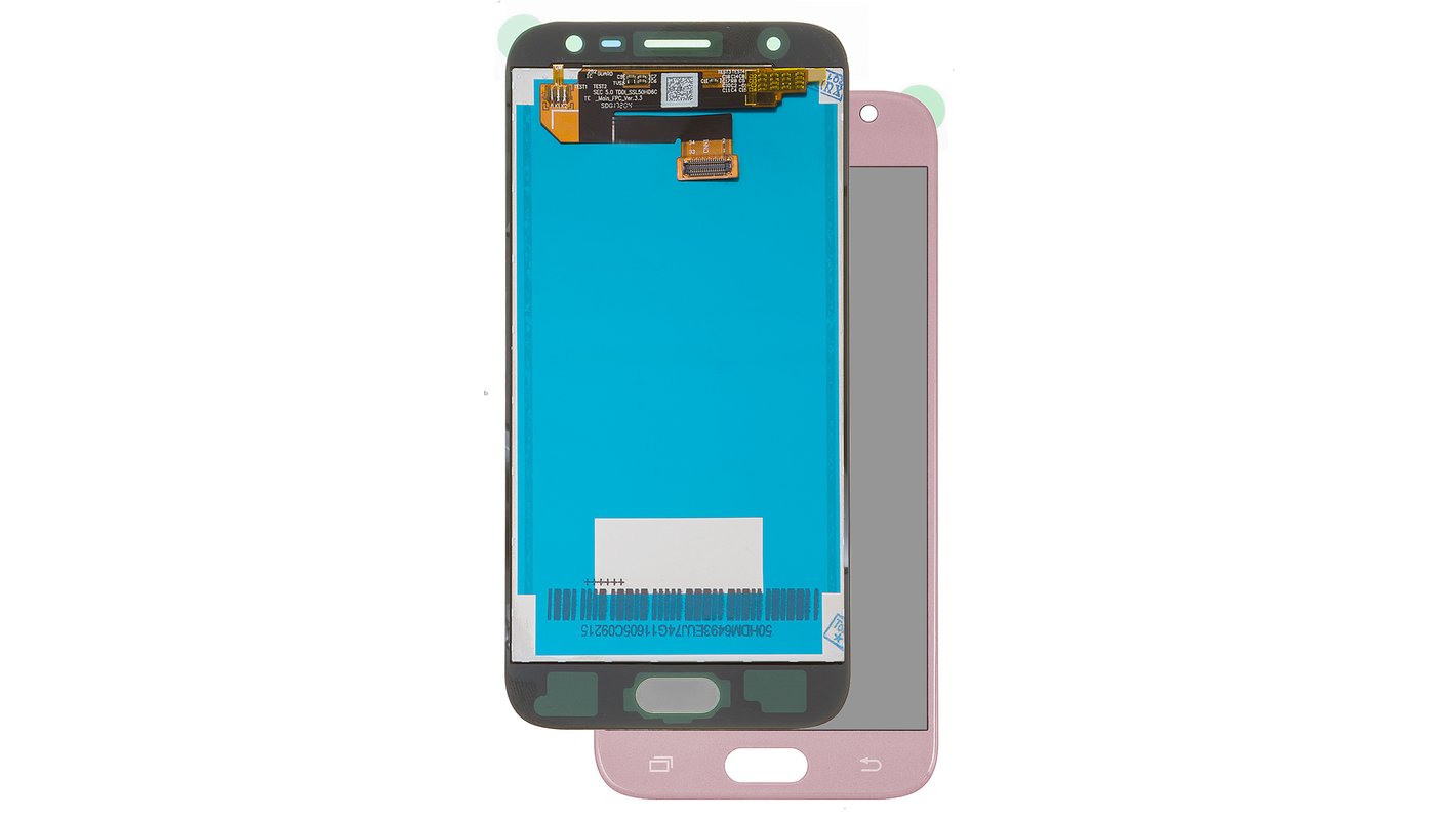 Lcd Compatible With Samsung J330 Galaxy J3 17 Pink With Touchscreen Original Change Glass Gsmserver
