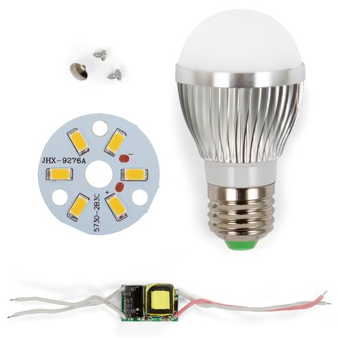 LED Light Bulb DIY Kit SQ Q01 5730 3 W warm white, E27 